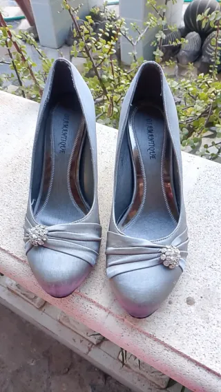 Décolleté donna DIAMANTIQUE argento con strass