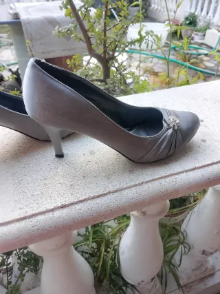 Décolleté donna DIAMANTIQUE argento con strass