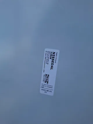 Specchio IKEA NISSEDAL 65x65 cm Grigio