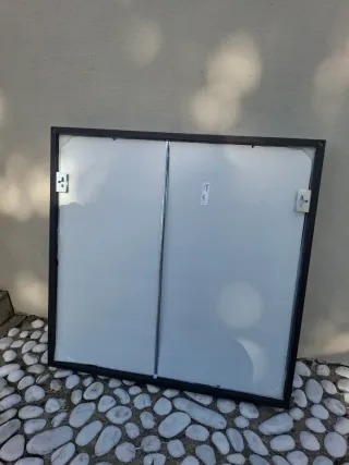 Specchio IKEA NISSEDAL 65x65 cm Grigio