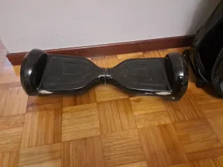 Patinete Eléctrico Negro + Cargador + Bolsa