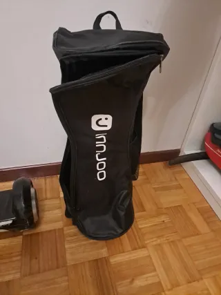 Patinete Eléctrico Negro + Cargador + Bolsa