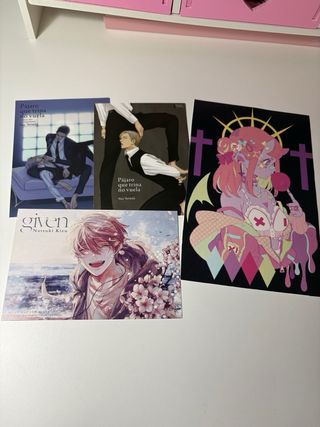 Pack merchandising anime manga