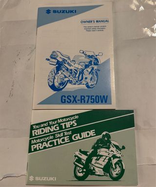 Manual Suzuki GSX-R750W + Guía Práctica