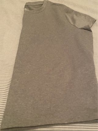 Camiseta Hollister mujer gris