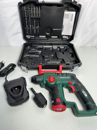 Taladro Percutor Parkside 12V + Batería + Cargador