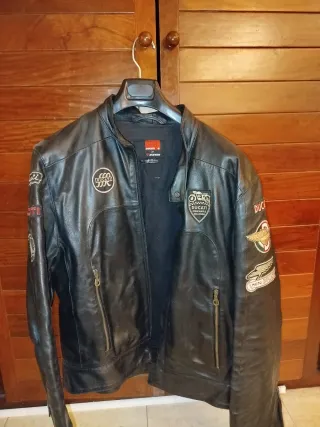 Cazadora Cuero Ducati Talla XL