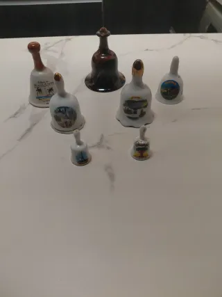 Campane in ceramica decorate