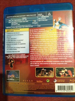 3 Películas Disney Blu-ray (Español)