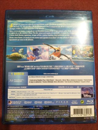 3 Películas Disney Blu-ray (Español)