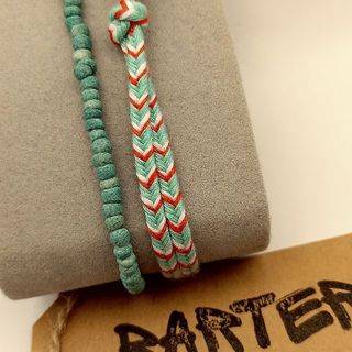Braccialetti Barter X282 Turchese Arancione