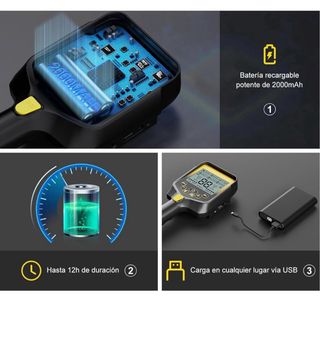 Detector Metales LOLARAN Batería Litio