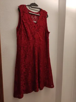 Vestido fiesta Anna Field Curvy Rojo Talla 48