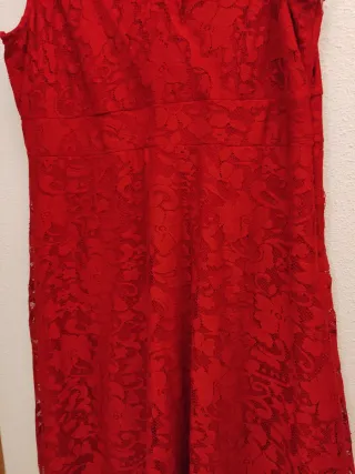 Vestido fiesta Anna Field Curvy Rojo Talla 48