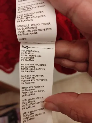 Vestido fiesta Anna Field Curvy Rojo Talla 48