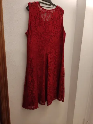 Vestido fiesta Anna Field Curvy Rojo Talla 48