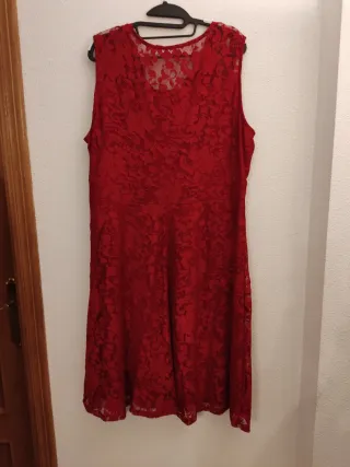 Vestido fiesta Anna Field Curvy Rojo Talla 48