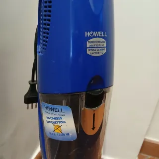 Scopa elettrica Howell Aspirapolvere blu con filo