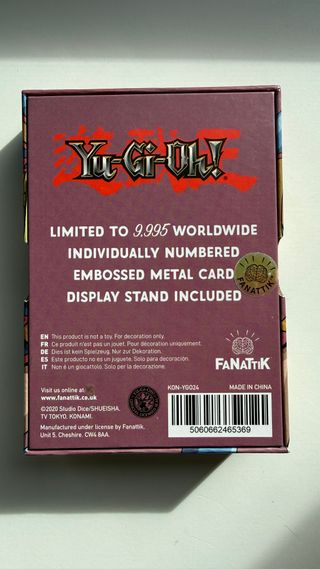 Carta metálica Yu-Gi-Oh! Dark Magician Girl