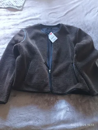 Chaqueta Lefties borreguito marrón Talla L