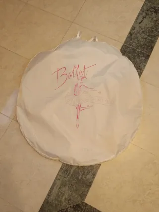 Falda de ballet blanca