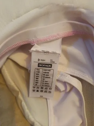 Falda de ballet blanca