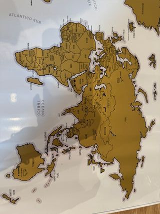 Mapa Rascable del Mundo