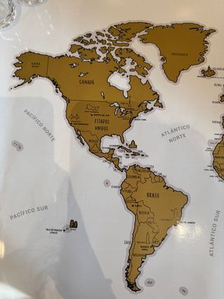 Mapa Rascable del Mundo