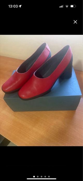 Camper Sapatos Vermelhos Tamanho 39