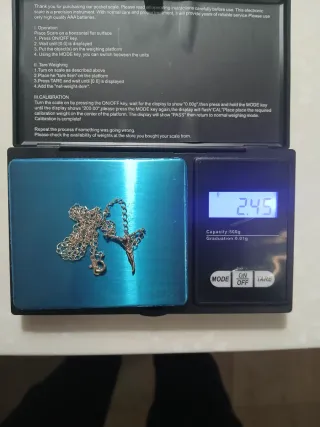 Gargantilla Cristo Plata