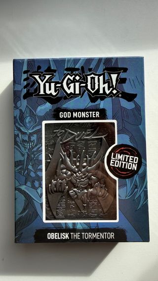 Carta metálica Yu-Gi-Oh! Obelisk