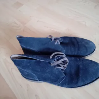 Botines Massimo Dutti azul marino