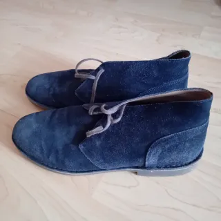 Botines Massimo Dutti azul marino