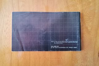 Manuale di Revenge of Shinobi (Mega Drive)