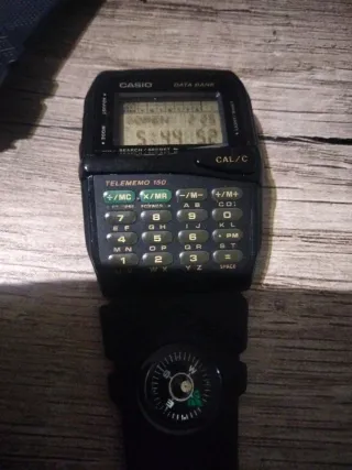 Reloj Casio Data Bank Calculadora Brújula