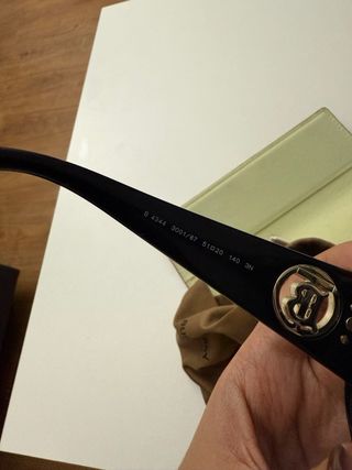 Gafas de sol Burberry negras originales