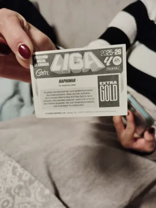 Cromo Raphinha Extra Gold - 1 de 10