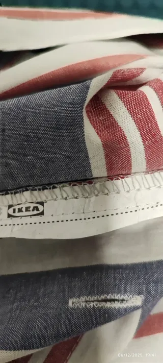 2 Fundas de Almohadones rayas de Ikea