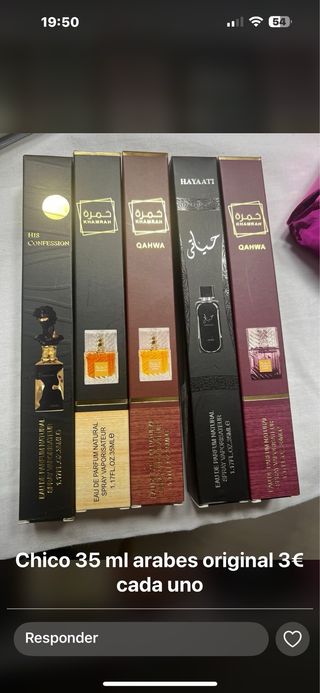 Miniaturas de Perfume Qahwa, His Confession, Hayaa