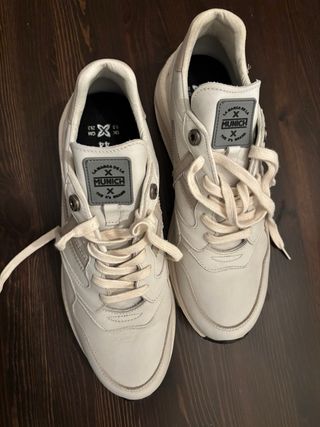 Zapatillas Munich Piel Beige Talla 44 Nuevas