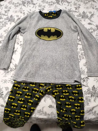 Pack Ropa Niño Batman Gris y Amarillo