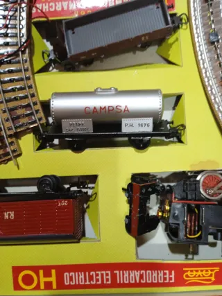 Tren eléctrico antiguo paya