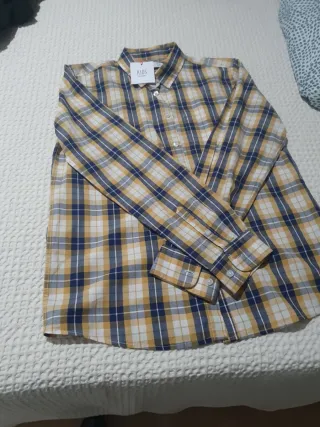Camisa cuadros niño 13-14 años