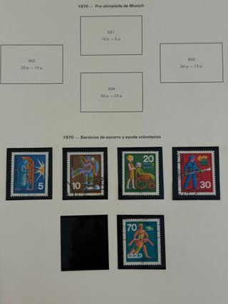 Colección sellos Alemania 300 piezas