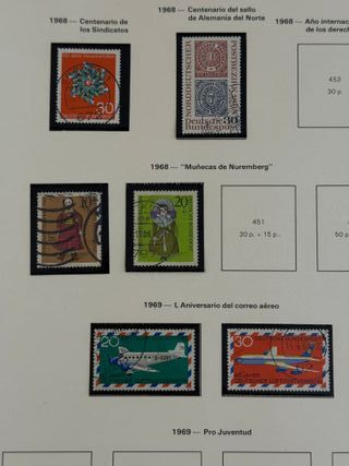 Colección sellos Alemania 300 piezas