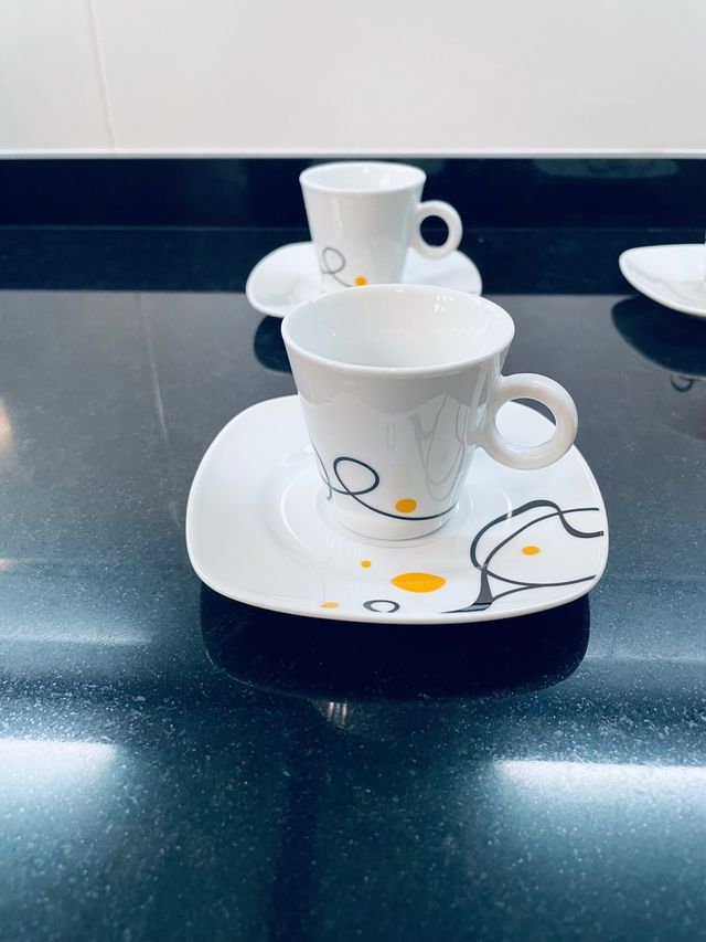 Juego de café porcelana diseño exclusivo