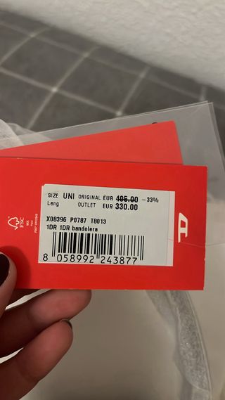 Borsa Diesel 1DR nera brillante