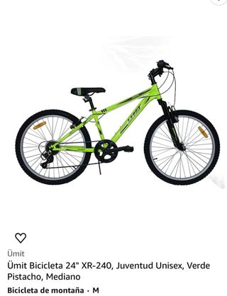 Bicicleta Ümit 24 XR-240 Verde Pistacho