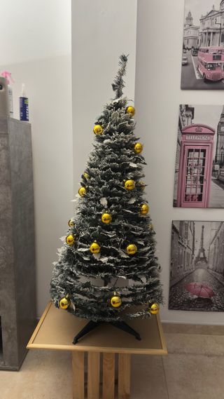 Árbol de Navidad plegable 120cm