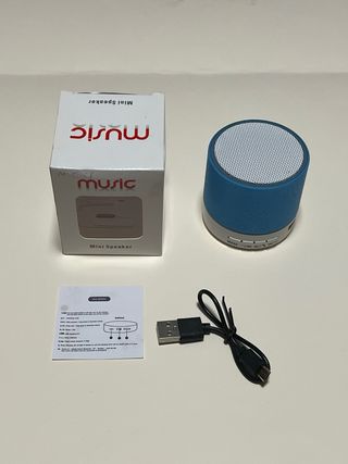 Altavoz Mini Bluetooth Azul